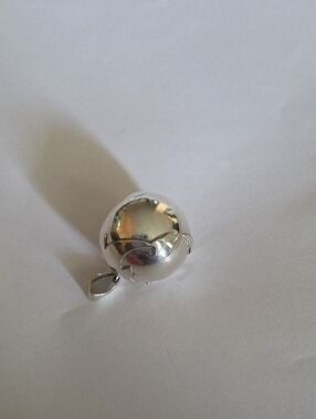 Vintage Sterling Silver Dolphin Sphere Harmony Chim Pendant